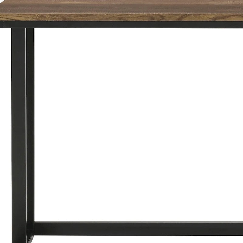 Bureau d’écriture marron et noir de 47