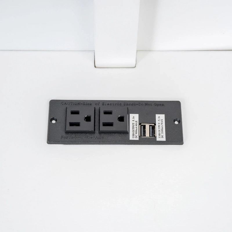 Sofá cama individual con estantes, carga USB, luces LED y cama nido individual