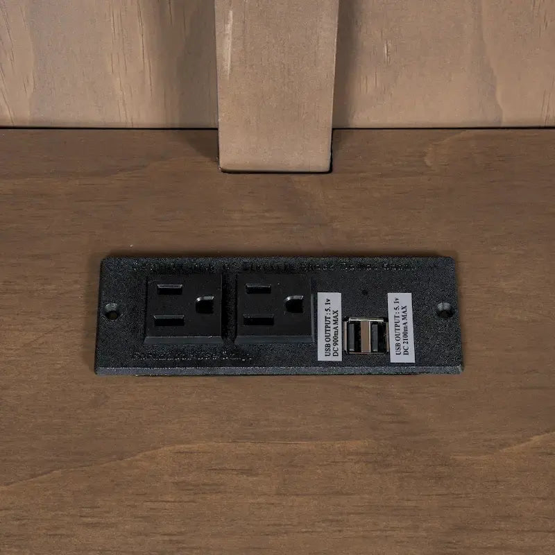 Sofá cama individual con estantes, carga USB, luces LED y cama nido individual