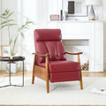 Chaise longue inclinable réglable rouge vin de 26.38