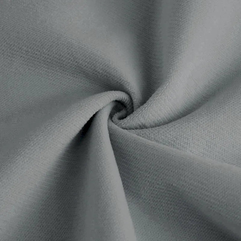 Modulares Ecksofa mit 2 Hockern, bezogen mit Samtstoff