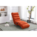 Chaiselongue aus Leinen für drinnen, moderne lange Liege fürs Büro oder Wohnzimmer