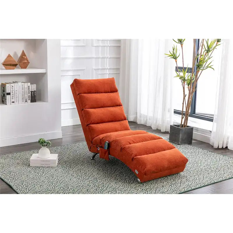 Sillón chaise longue de lino para interiores, tumbona moderna y larga para oficina o sala de estar