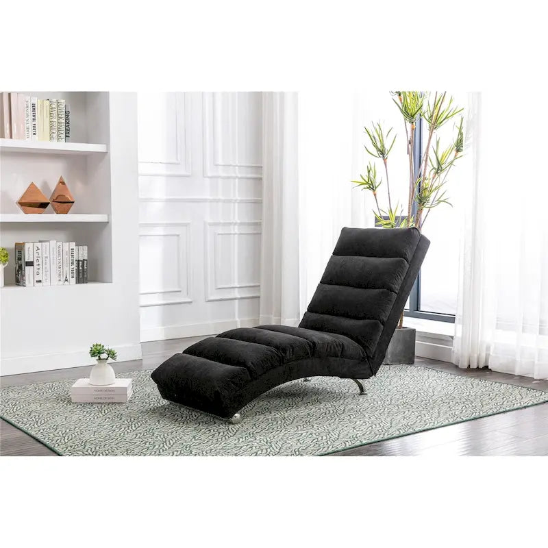 Sillón chaise longue de lino para interiores, tumbona moderna y larga para oficina o sala de estar