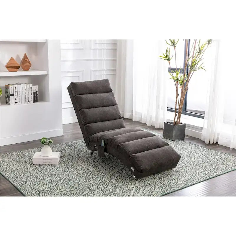 Sillón chaise longue de lino para interiores, tumbona moderna y larga para oficina o sala de estar