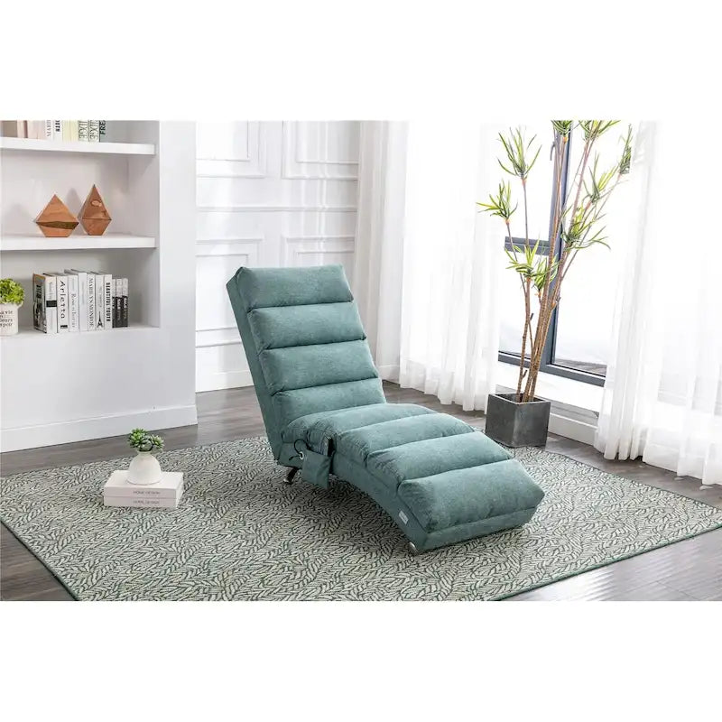 Sillón chaise longue de lino para interiores, tumbona moderna y larga para oficina o sala de estar