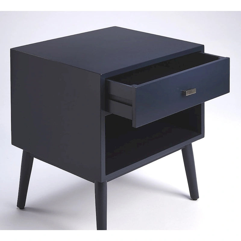 Mesa auxiliar azul hecha a mano (Indonesia)