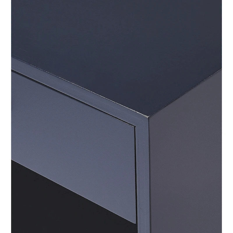Mesa auxiliar azul hecha a mano (Indonesia)