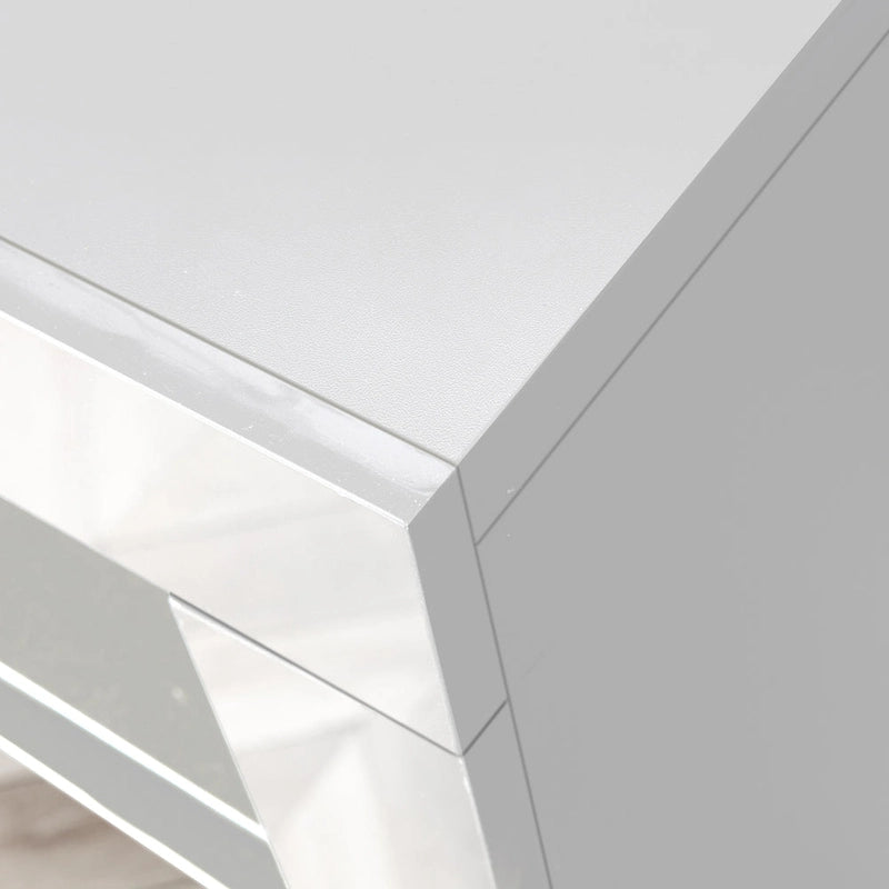 Aparador de almacenamiento de alto brillo con luz LED