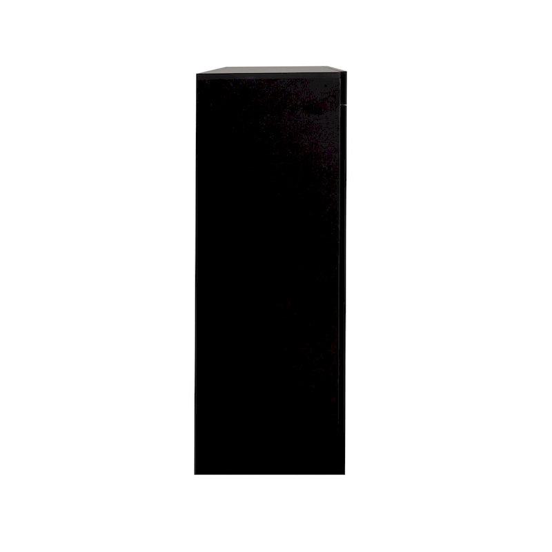 Aparador de almacenamiento de alto brillo con luz LED