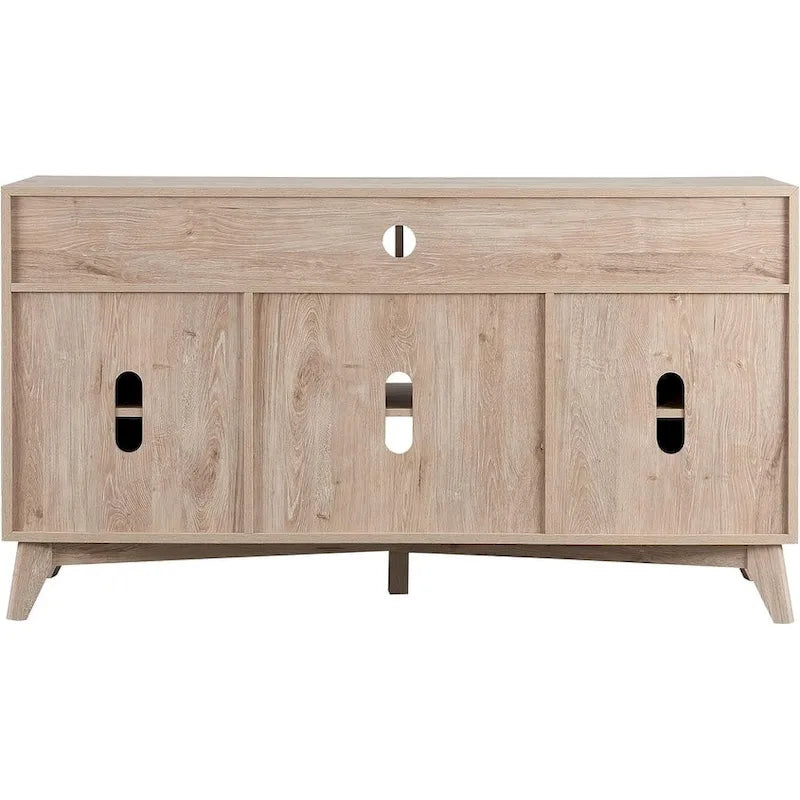 TV-Ständer im Mid-Century-Modern-Stil, hohes Entertainment-Center, TV-Konsole