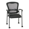 Chaise visiteur avec dossier respirant et soutien lombaire intégré