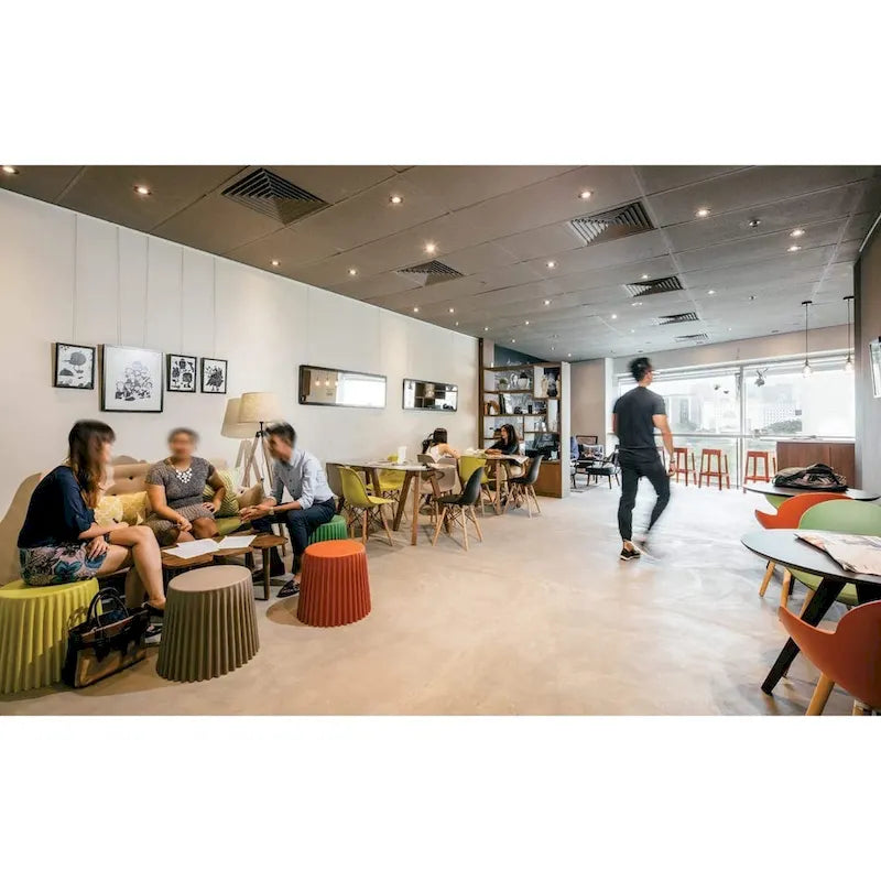 Stapelbare moderne Stühle für Esszimmer und Restaurant, Beistelltisch, Cupcake, für Wohnzimmer, Pausenraum, Schminktisch, Schlafzimmer oder Büro, ohne Rückenlehne