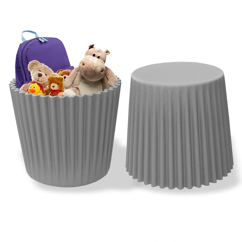 Stapelbare moderne Stühle für Esszimmer und Restaurant, Beistelltisch, Cupcake, für Wohnzimmer, Pausenraum, Schminktisch, Schlafzimmer oder Büro, ohne Rückenlehne