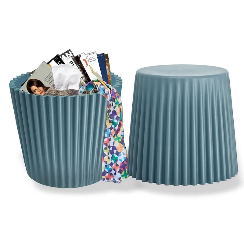 Stapelbare moderne Stühle für Esszimmer und Restaurant, Beistelltisch, Cupcake, für Wohnzimmer, Pausenraum, Schminktisch, Schlafzimmer oder Büro, ohne Rückenlehne