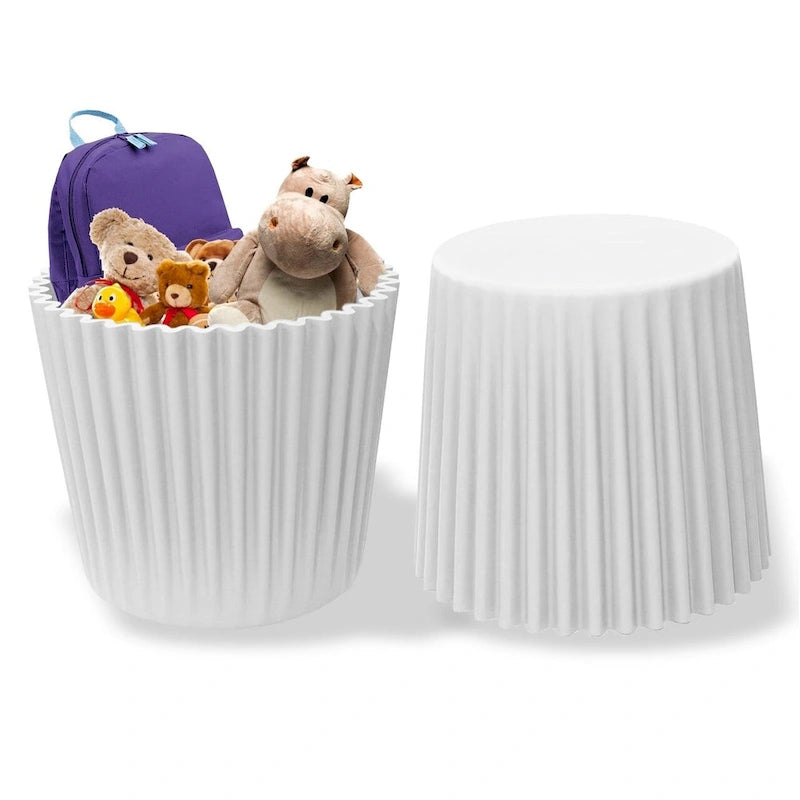 Stapelbare moderne Stühle für Esszimmer und Restaurant, Beistelltisch, Cupcake, für Wohnzimmer, Pausenraum, Schminktisch, Schlafzimmer oder Büro, ohne Rückenlehne