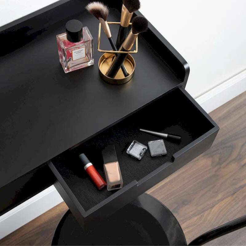 Table console avec étagère flottante