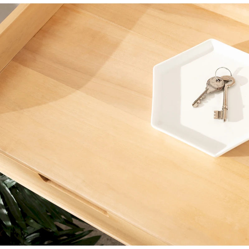 Table console avec étagère flottante