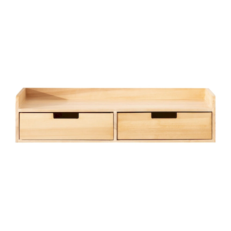 Table console avec étagère flottante