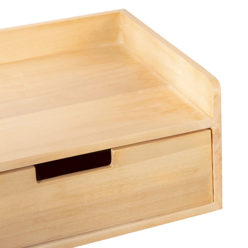 Table console avec étagère flottante