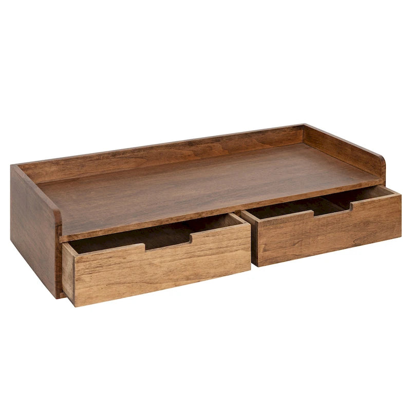 Table console avec étagère flottante