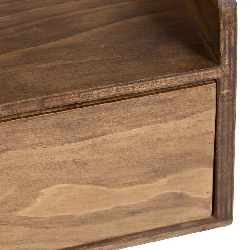 Table console avec étagère flottante