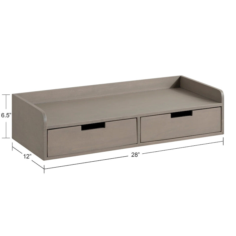 Table console avec étagère flottante
