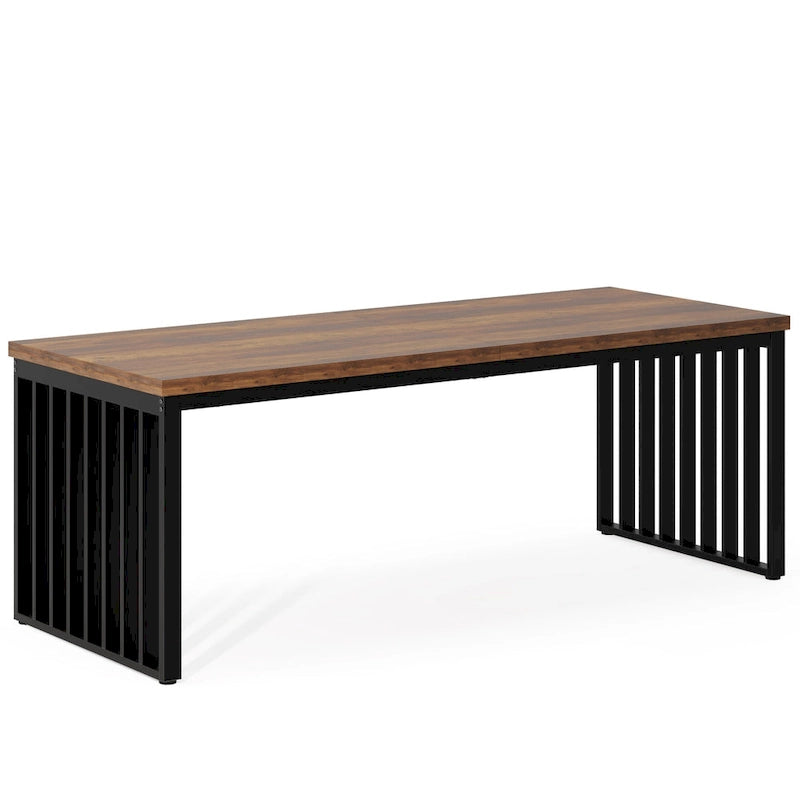 Table de conférence rectangulaire de 6.5ft pour bureau à domicile